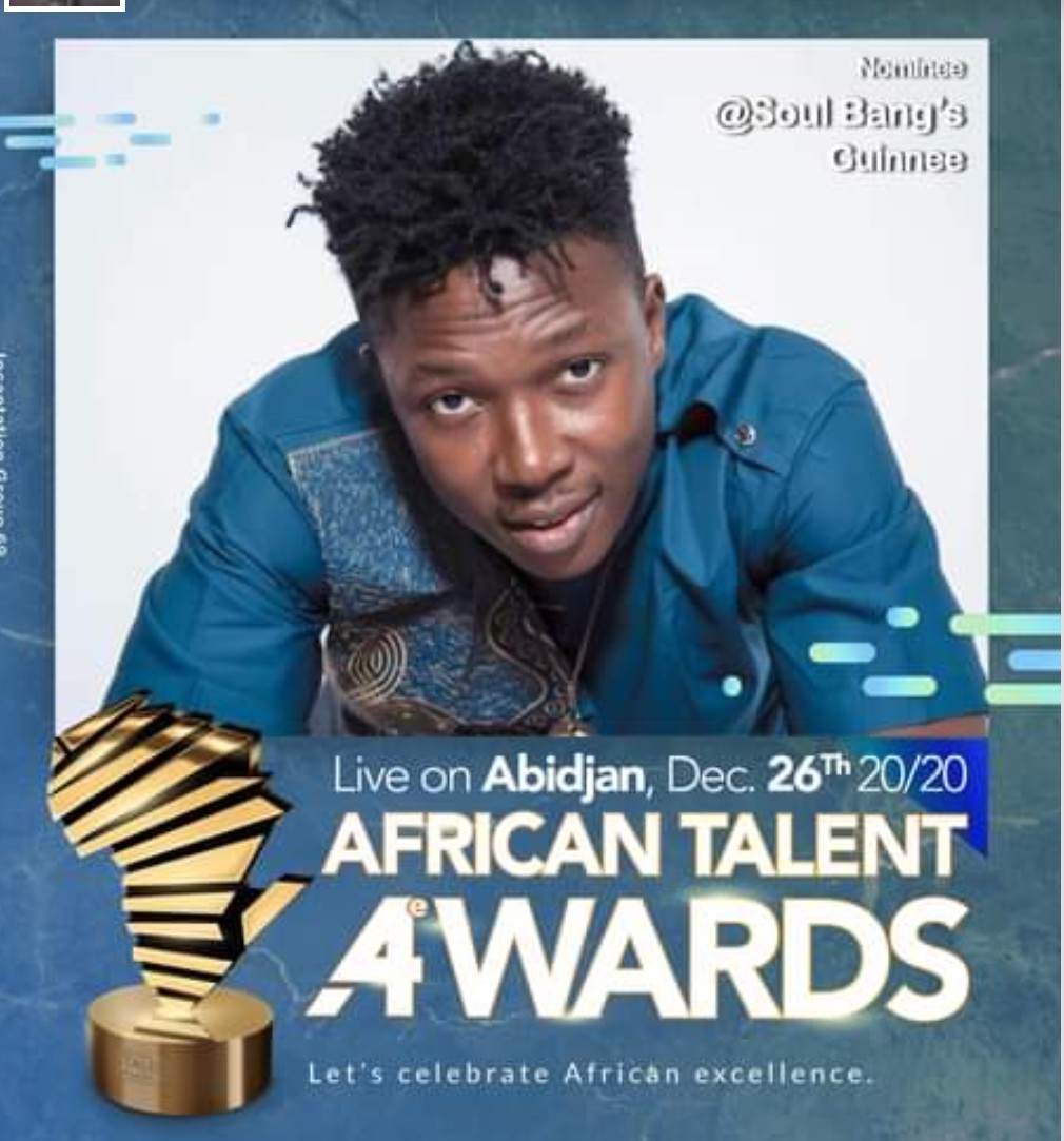African Talant Awards : Soul Bang’s nominé dans la catégorie « Meilleur artiste masculin de l’année »
