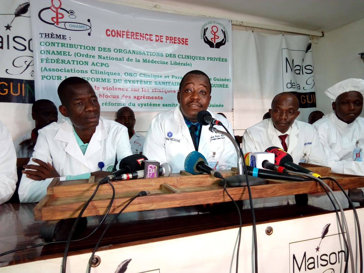 Déclaration de l’ordre National des Médecins de Guinée.