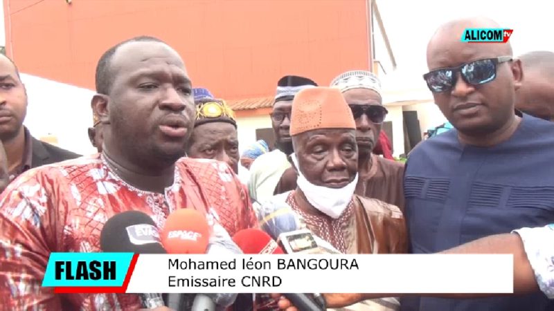 Mohamed léon Bangoura, l’émissaire du CNRD invite la communauté Baga à la cohésion et à l’unité nationale.