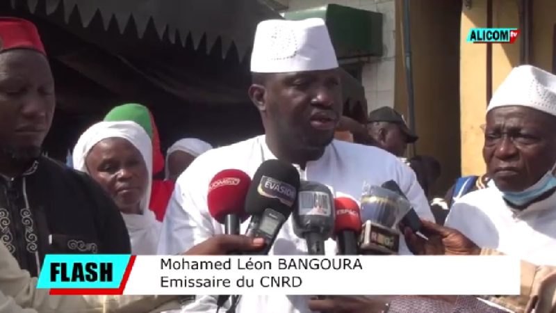 LECTURE DU SAINT CORAN À TÉMINÈTAYE/ L’émissaire du CNRD Mohamed léon Bangoura était de la partie.
