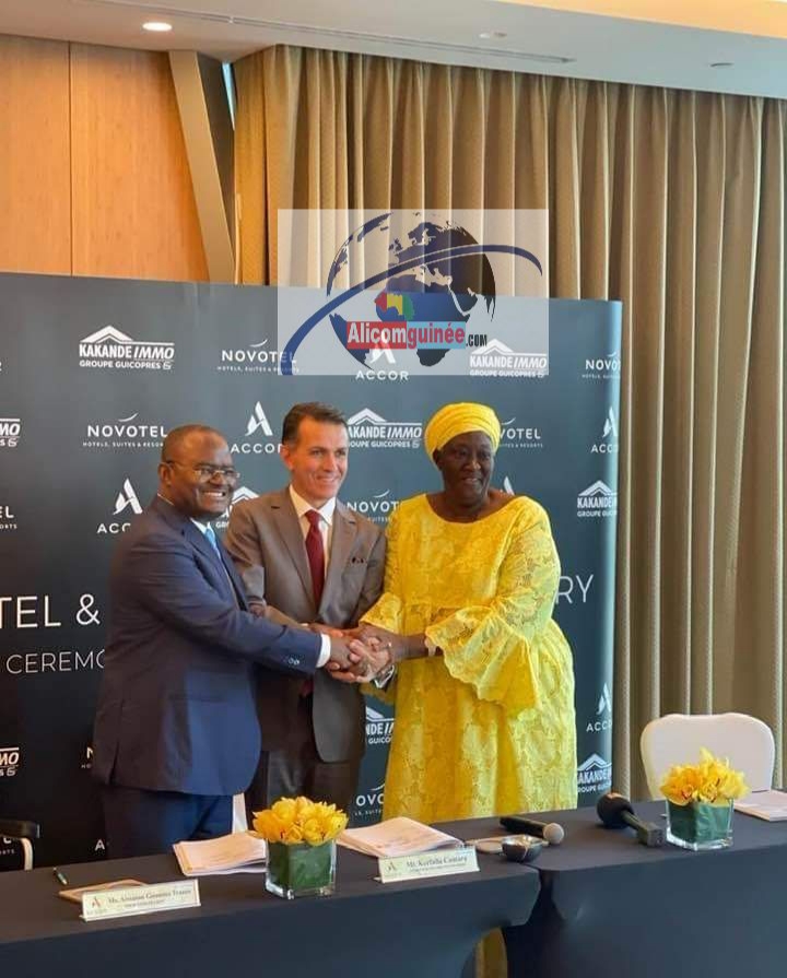 Kerfalla Camara Kpc au cœur du développement en Guinée. un partenariat avec le Groupe Accor, pour la construction deux hôtels en Guinée en 2024