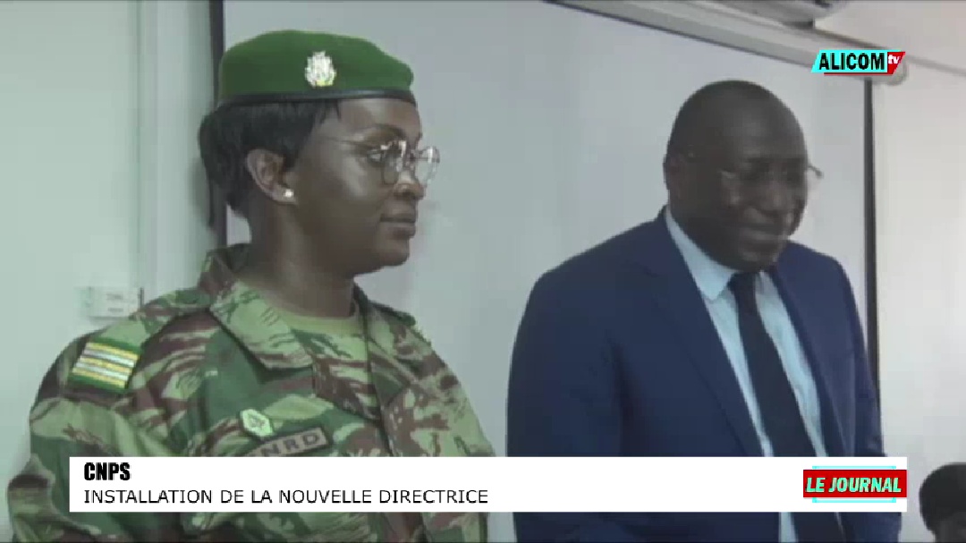Le lieutenant COLONEL AMINATA Diallo à pris fonction ce lundi comme directrice générale de la Caisse de prévoyance sociale