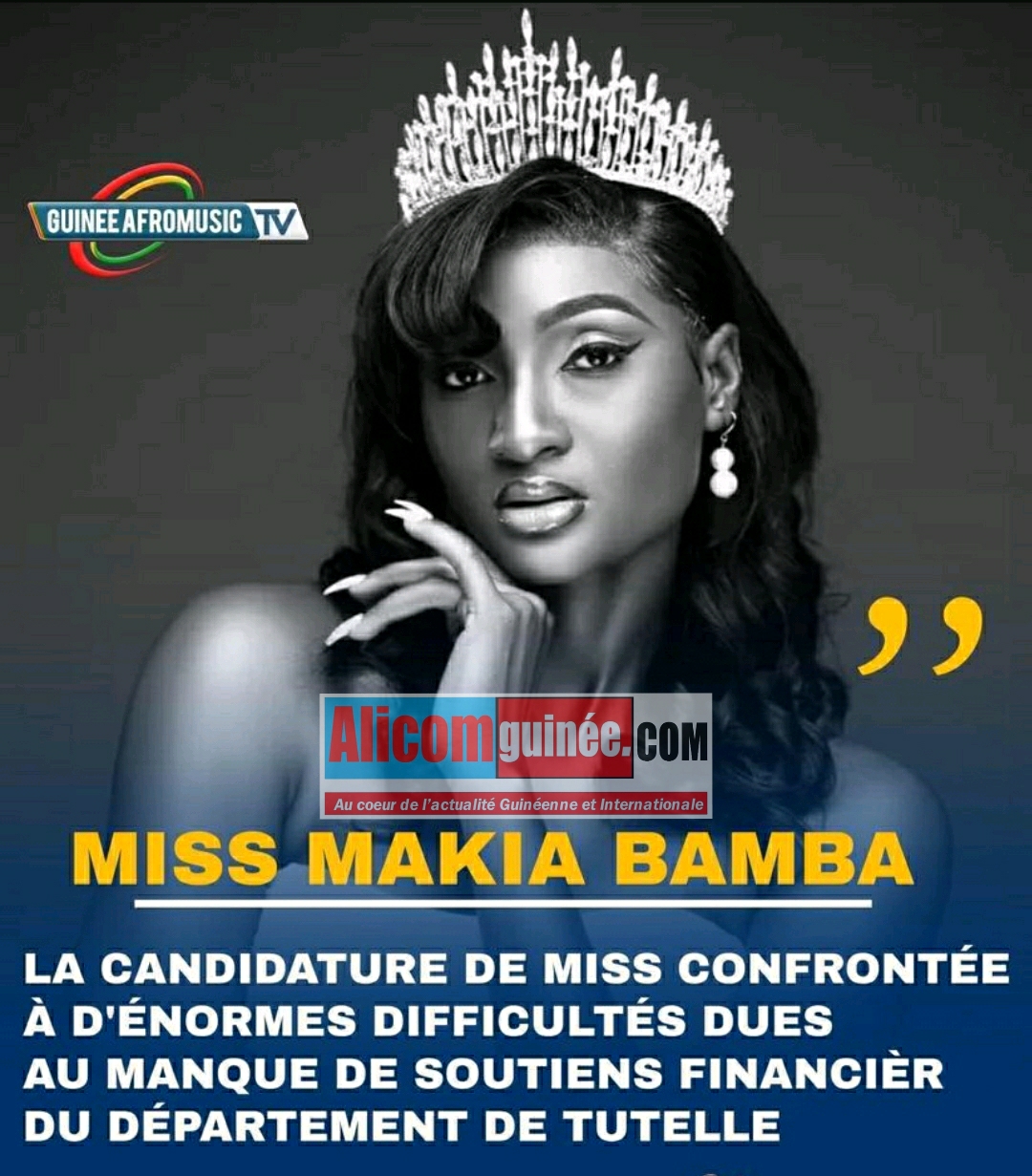 Urgent: la Miss World Guinea Makia  Bamba demande SOS pour la déconfication de ses vidéos permettant à participer la compétition internationale.